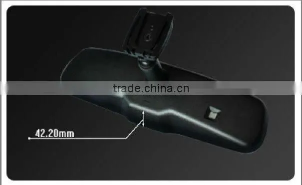Bluetooth hands free car kit SIRI function car rear view mirror with 4.3inch digital monitor and rear camera display