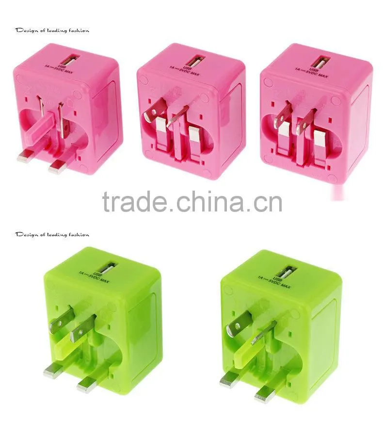 China Factory Wonplug Patent 2015 Hot Sale Worldwide Usb Travel Charger