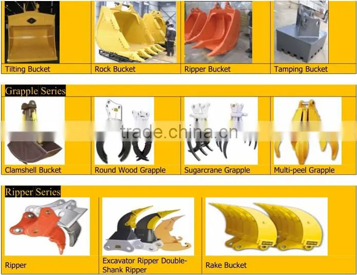 China Excavator Log Grapple Manufacture, ISO9001 Certificated log grapple
