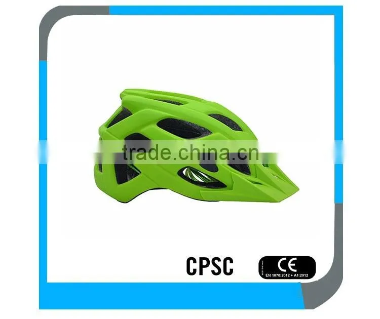 2016 new arrival Cross cycling helmet with sun visor, MTB cycle helmet road with CE CPSC