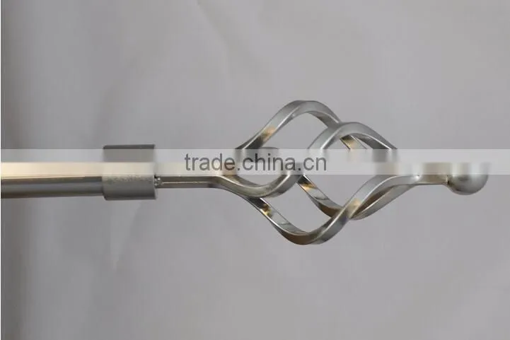 Forged Iron Birdcage Window Drapery Rod Set