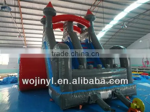 Iarge commercial inflatable dry slide for sale