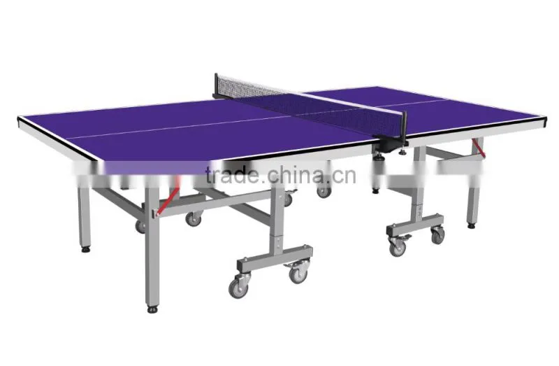 Outdoor cheap hot selling Aluminium tennis table for easy folding bule top table