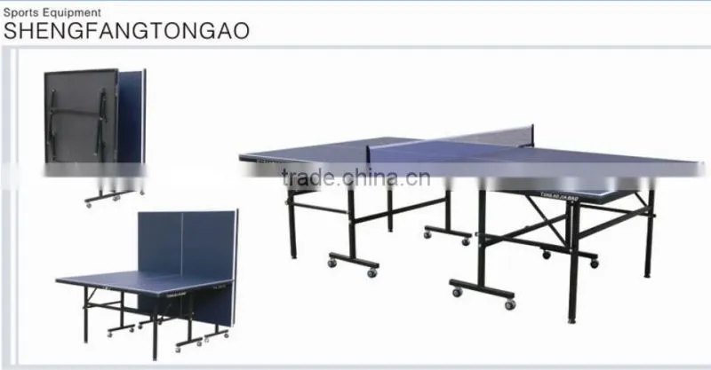 Indoor Newest design Portable Table tennis table with waterproof top