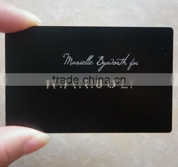 High Standard Mirror Effect Business Metal Card
