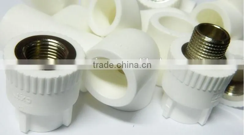 Hot water supply white green color PPR pipe