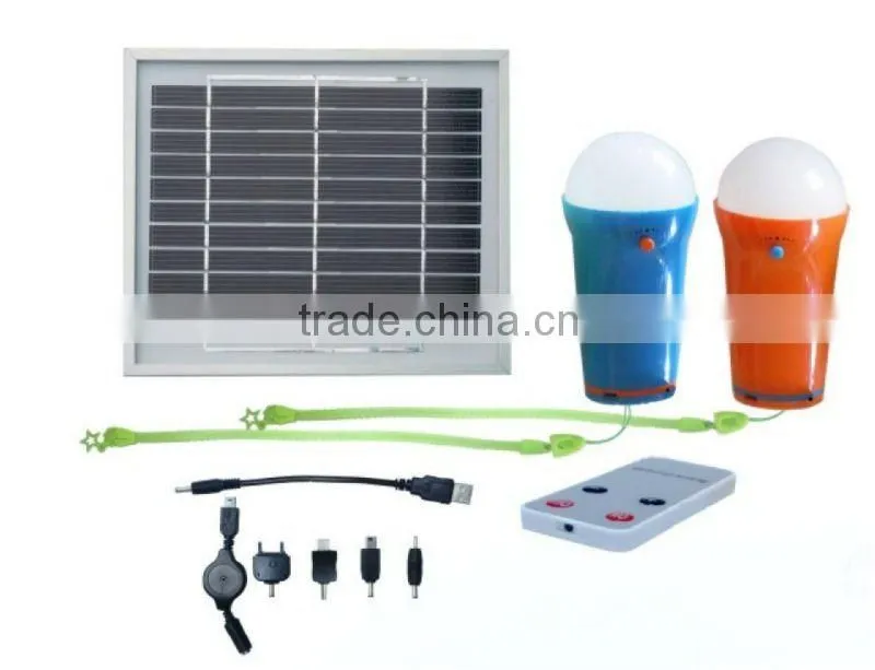 With 2PCS Solar Emergency Light Solar Light