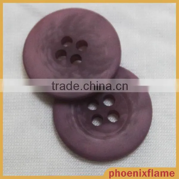 New resin button for coat