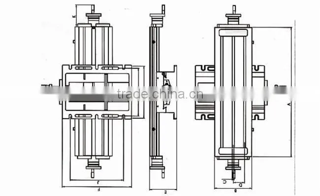 Precision Cross slide Work Table for Milling and Drilling Machine