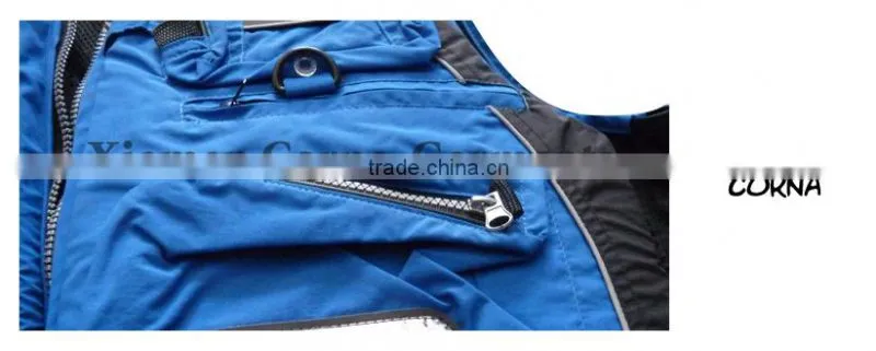 Waterproof 100% polyester casual fishing Wear for men