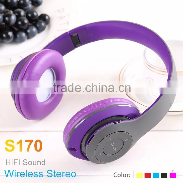 2016SNHALSAR S170 MP3 New wireless bluetooth headphone new products 2016