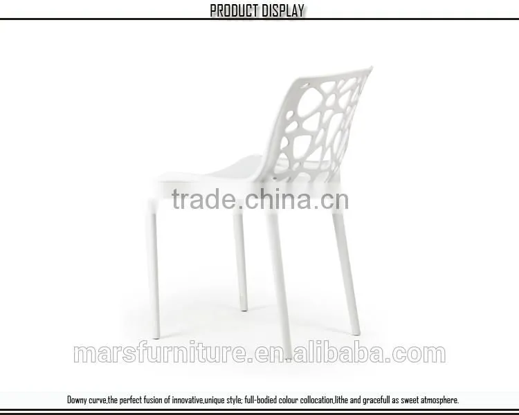 Cafe furniture design plastic cafe chair