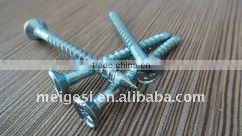Pozi Flat Countersunk Head Nail Screw with Collar
