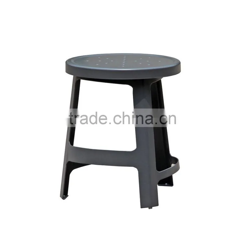 2016 wholesale Replica furniture small sitting low stool with metal legs