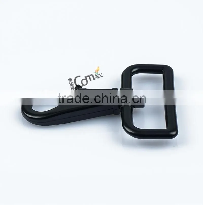 1.5 Inches Zinc Alloy Black Metal Snap Hook