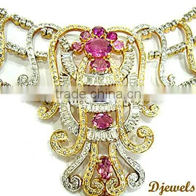 Diamond Necklaces, Gold Necklaces, Diamond jewellery