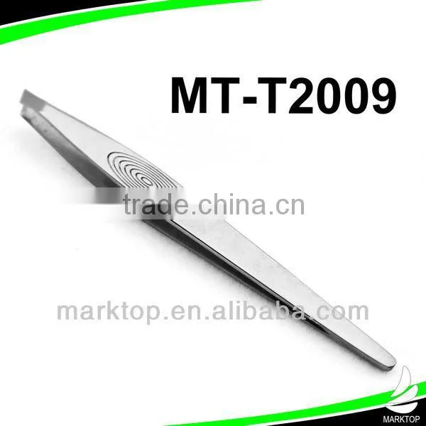 Black patten stainless steel hollow tweezers