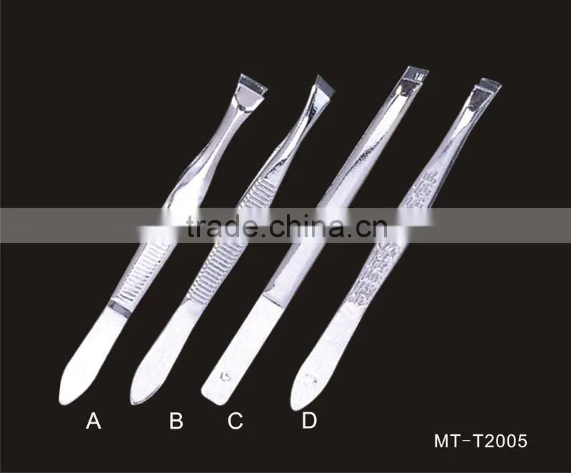 Squared tweezers slanted tweezers