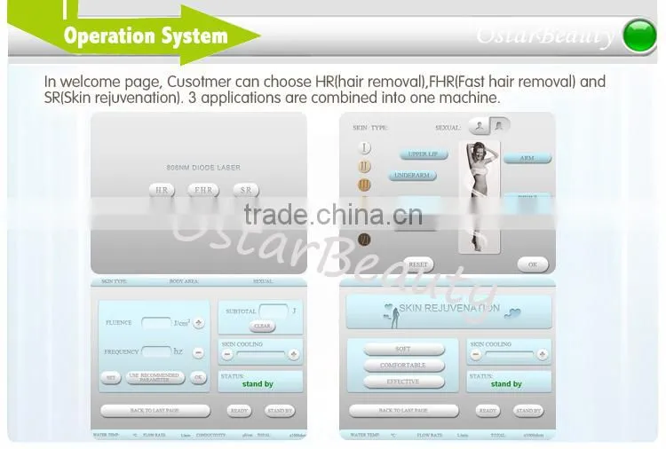 portable diode laser remove unwanted hair 808nm laser hair removal DH 02