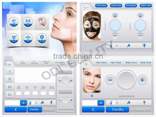 Hot selling multifunction spa machine 4 in 1 RF SHR ipl lazer OD-IRL10A