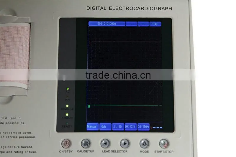 Medical Product Digital 3 Channel ECG Machine