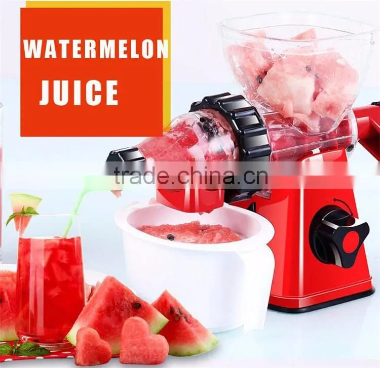 New Design Plastic Manual Fruit Juicer Kitchen Master Manual Juicer Extractor