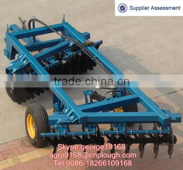28 discs Heavy duty hydraulic LCBB type offset disc harrow