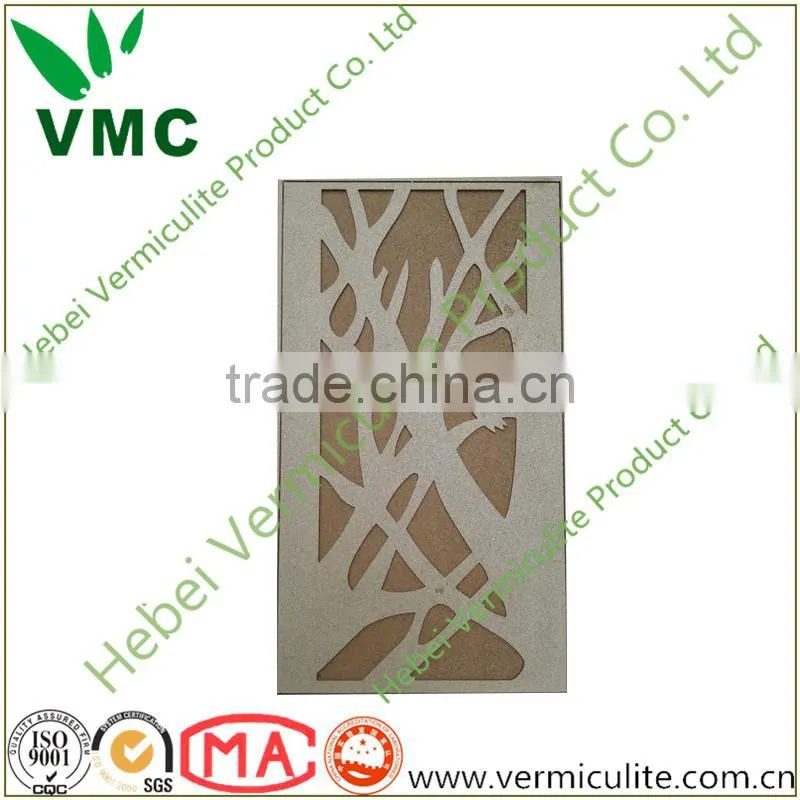 Carved Vermiculite Board Best Fireproof Board for Walls