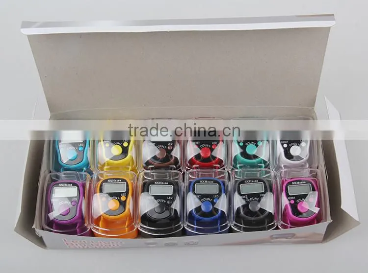 Hot Sell Mini Manual Tally LED Digital Tally LED Counter Tally Counter Ring