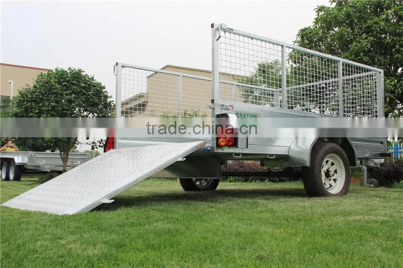 10x5ft Hot Dipped Galvanized Fully Welding Heavy Duty Tandem Trailers