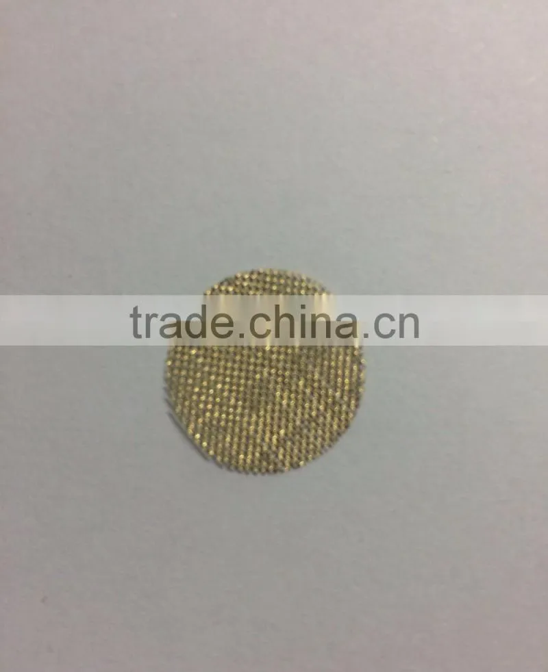 100 Brass Tobacco Pipe Bowl Screens - 3/4" (.75) For Smoking Pipes