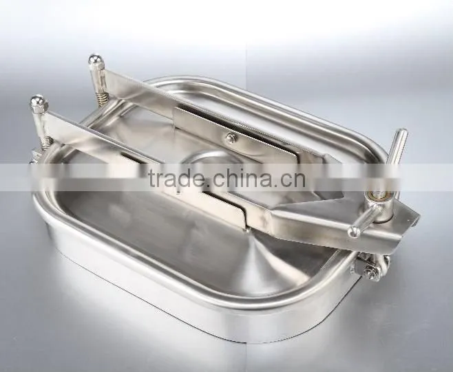 stainless steel tank middle square manway/manway covers