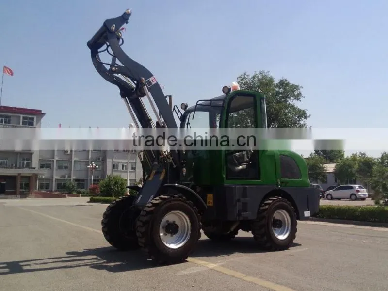 HY610 mini wheel loader with pilot control.quick couple