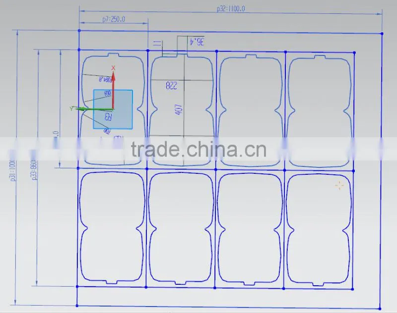 high efficiency fast food box making machine