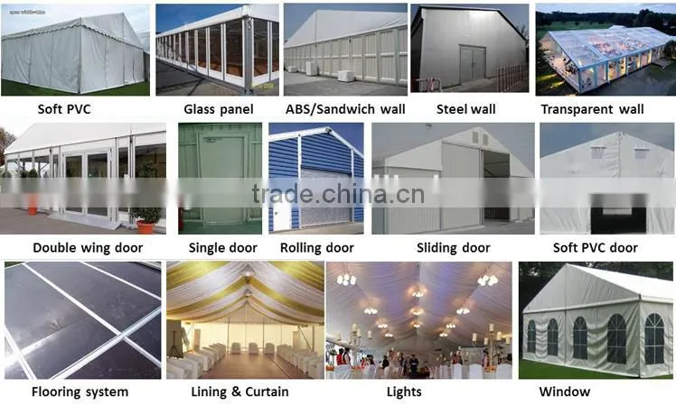 low price warehouse PVC tent with high quanlity