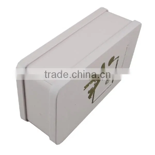 rectangular tin box tea