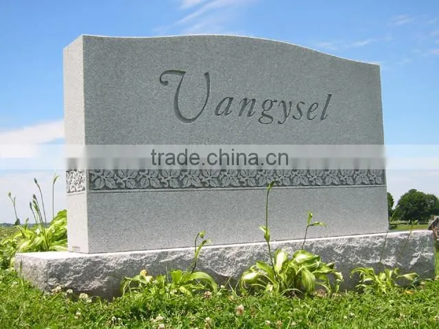 Natural funeral garden granite tombtone