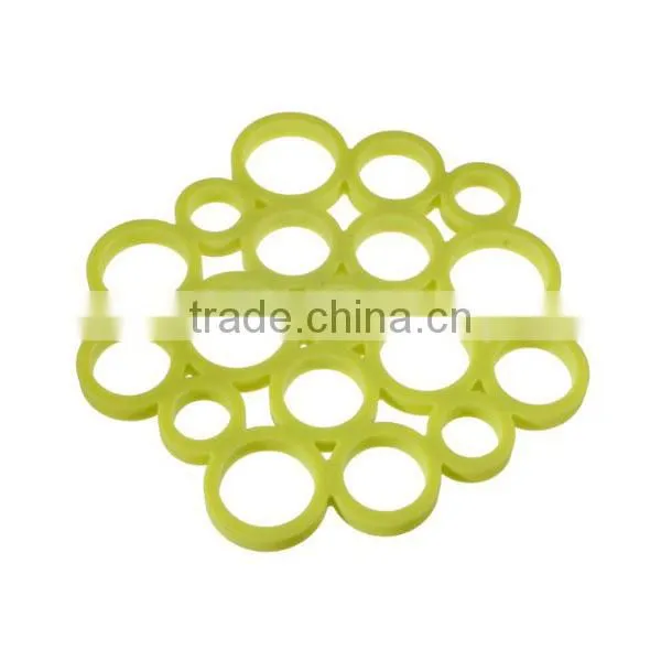 silicone cup pot grill lace mat pads tripod custom design induction cooker suitable