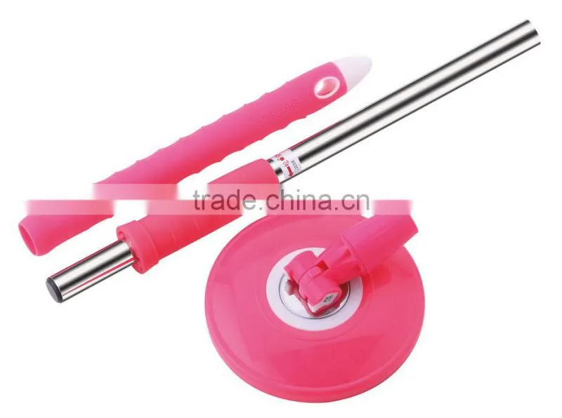 removable 360 magic spin mop with two wheels, mop with bucket walkable spin mop