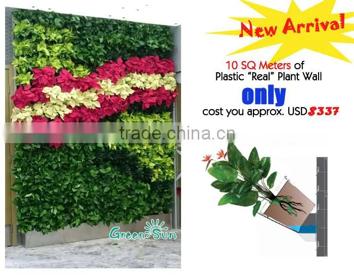 2015 new hot module vertical garden modules indoor and outdoor living planting green wall garden green wall module