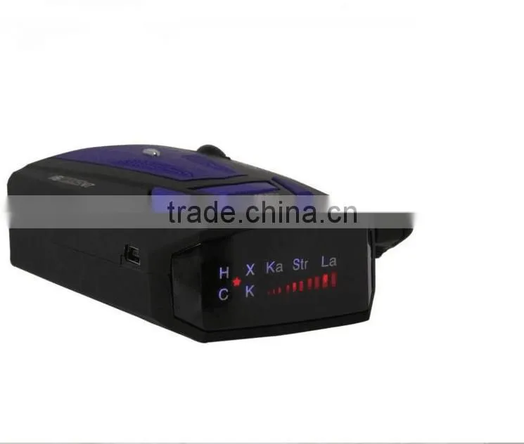 Hot-selling Radar Chronograph Car Radar Detector 360 Degree Russian/English Voice Remind Car Speed Limited V7 Radar Detector