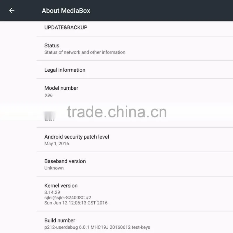 Wholesale Android Media Player Best Selling Android 6.0 Tv Box 1gb/8gb 4k Amlogic S905x Tv Box X96