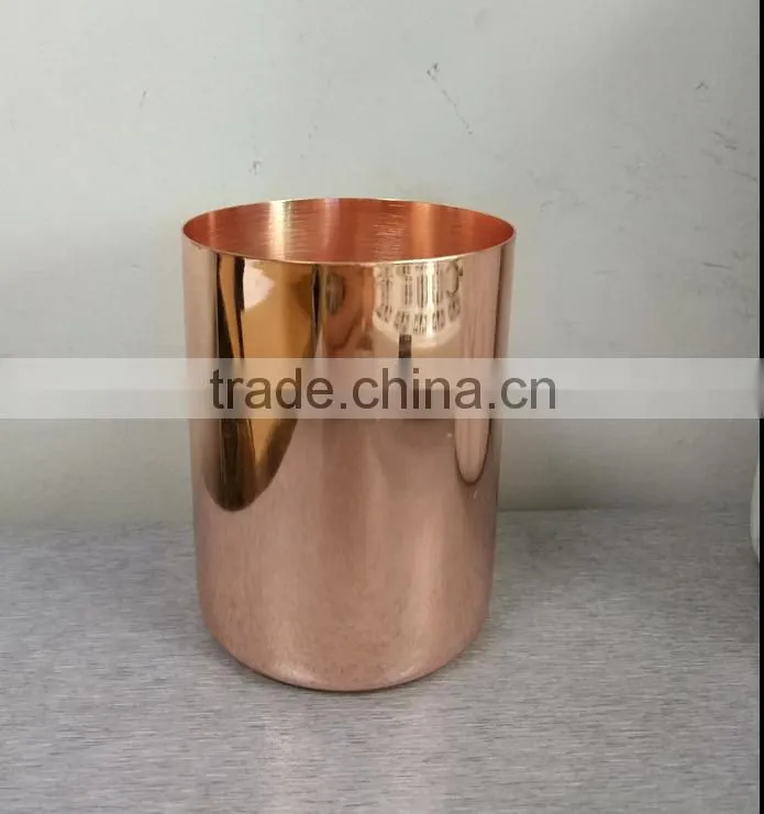 Wedding decoration Copper candle cup candle tin container