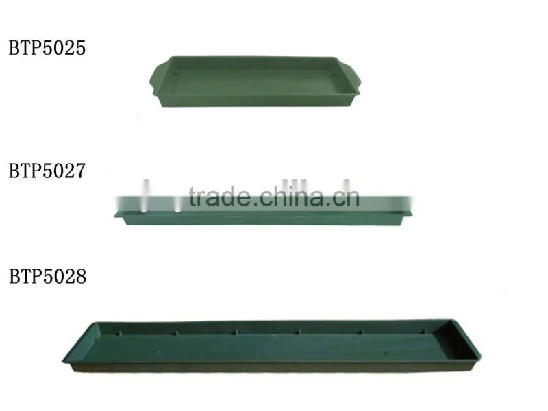 green plastic terrance trough tray /single brick foam funeral