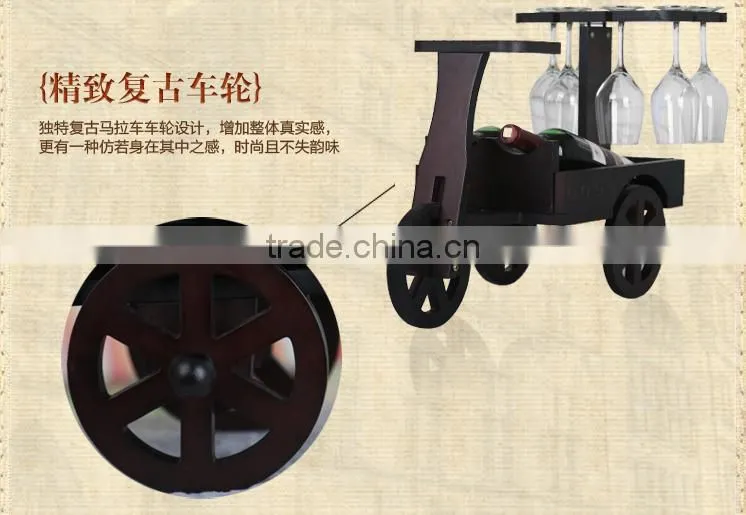 special design animal wine rack for home or hotel decoration horse car shape wine rack