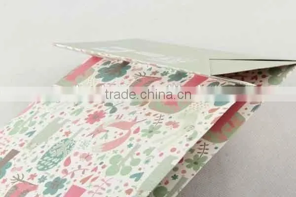 Colorful Shopping Paper Bag With Card /Printed Foldable Gift Bag