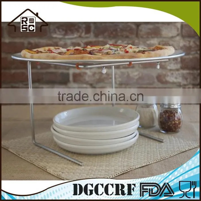 Non-stick Pizza Pan & Serving Stand Set