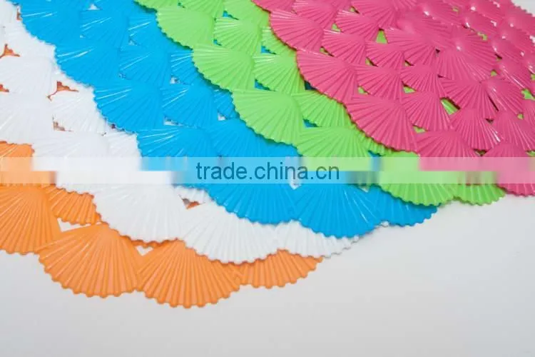 Good quality best-selling pvc foam chenille non slip bath mat