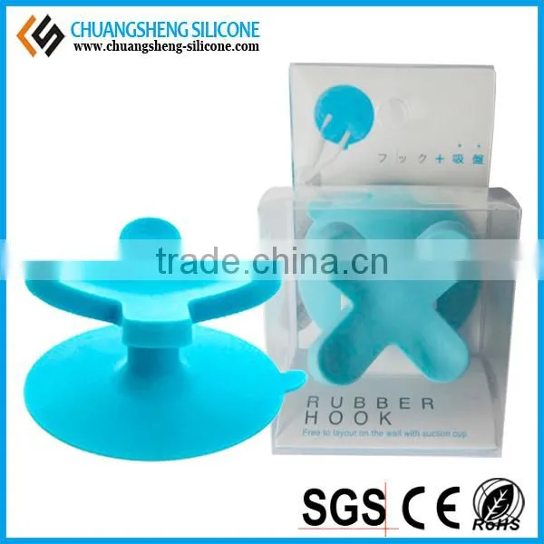 Hot sales clothes hanging hooks, wall hook for coat, silicone