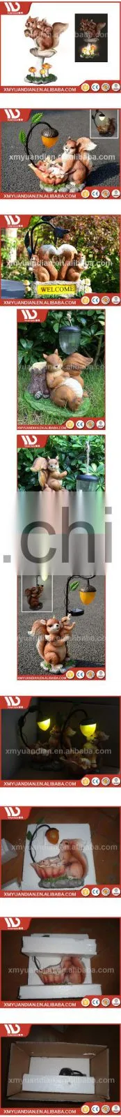 Direct Buy China Home And Garden Ornament Art Work Resin Craft Solar Lighting System For Indoor